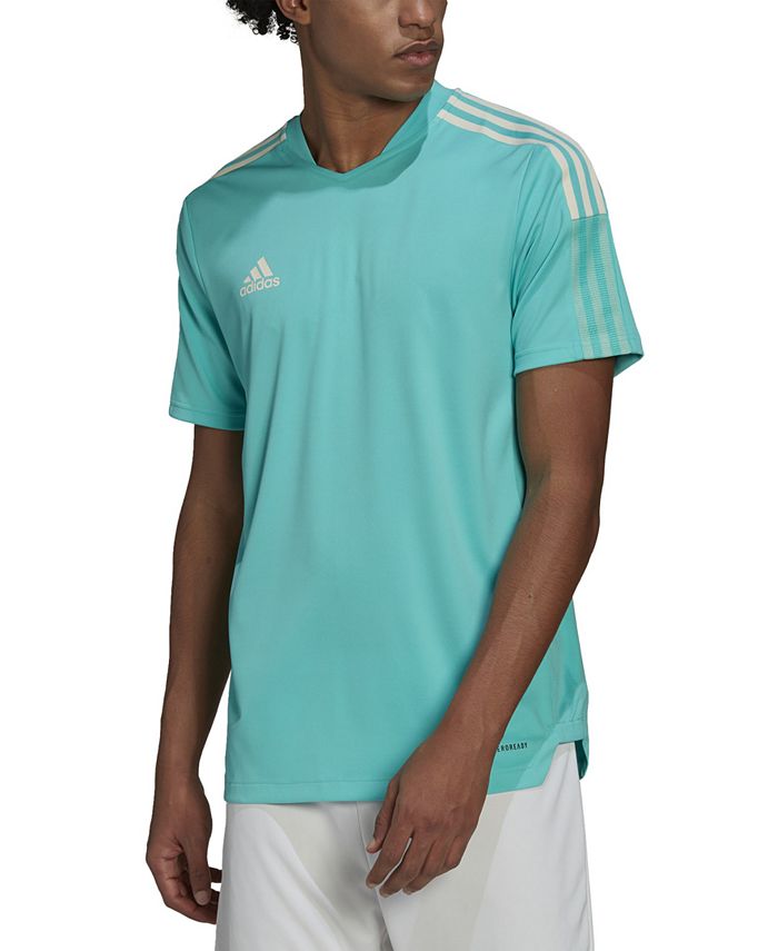 Camisa Adidas Tiro 21 Masculina Azul Tamanho Grande