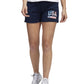 Shorts esportivos femininos adidas azul tamanho médio