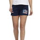 Shorts esportivos femininos adidas azul tamanho médio