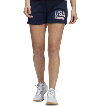 adidas Women's Sport Shorts Blue Size Medium