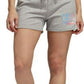 Shorts esportivos femininos adidas multi cinza tamanho GG