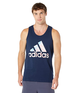 Regata Adidas Masculina com Logo da Bandeira Azul Tamanho XXG