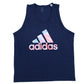 Regata Adidas Masculina com Logo da Bandeira Azul Tamanho XXG