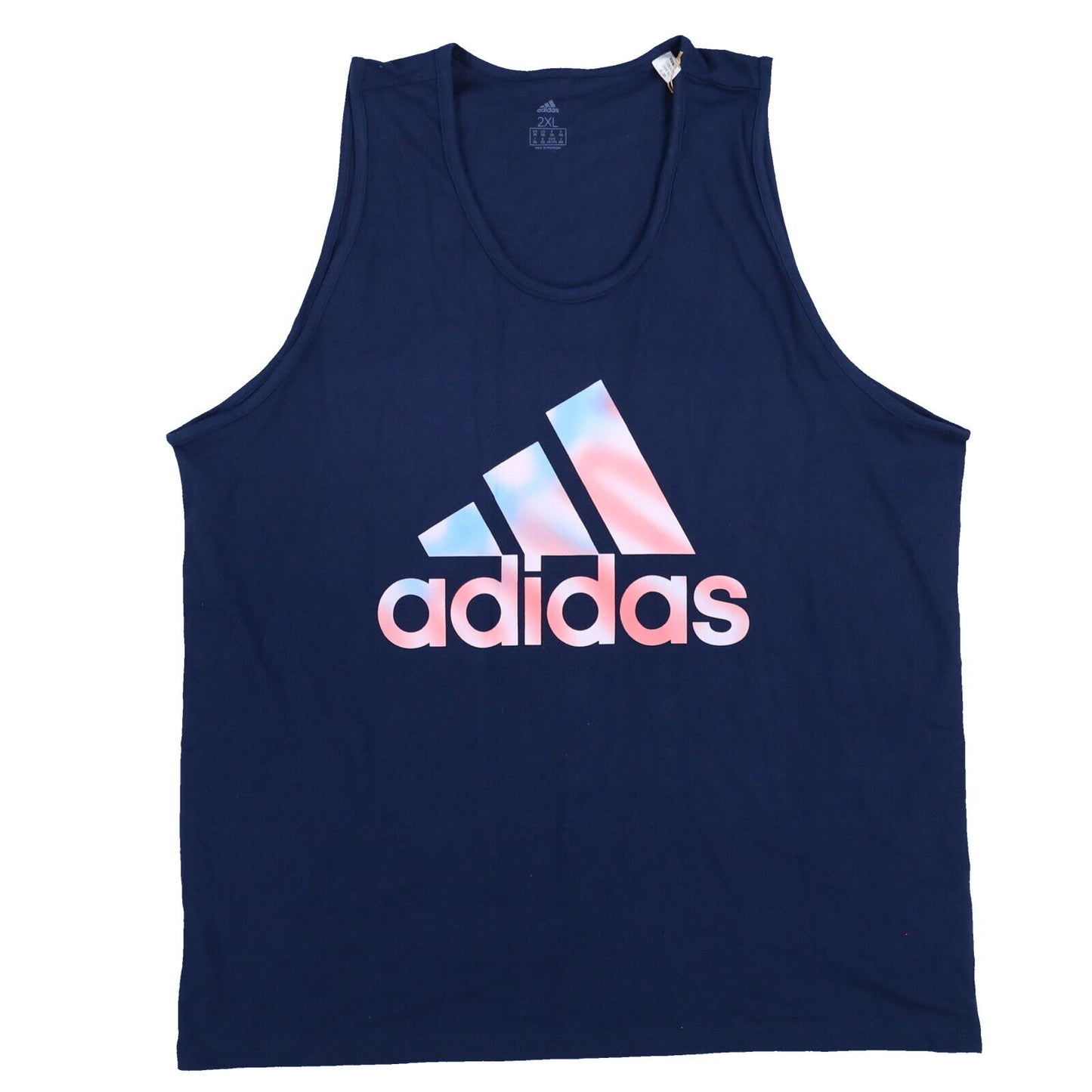 Regata Adidas Masculina com Logo da Bandeira Azul Tamanho XXG