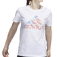 Camiseta Adidas Americana Logo Feminina Branca