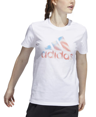 adidas Women's Americana Logo T-Shirt White
