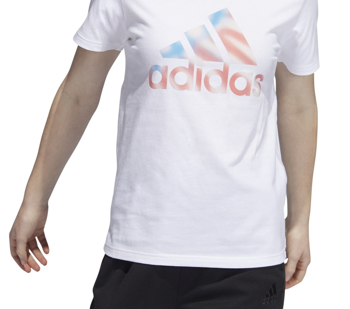 Camiseta feminina adidas Americana Logo, branca, tamanho X-G