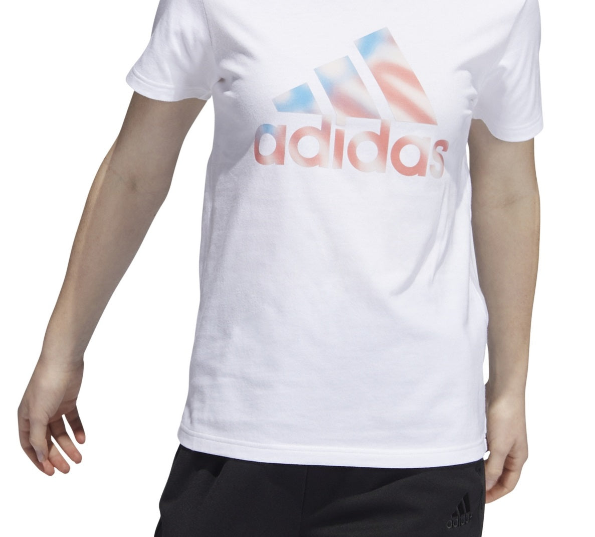 Camiseta Adidas Americana Logo Feminina Branca