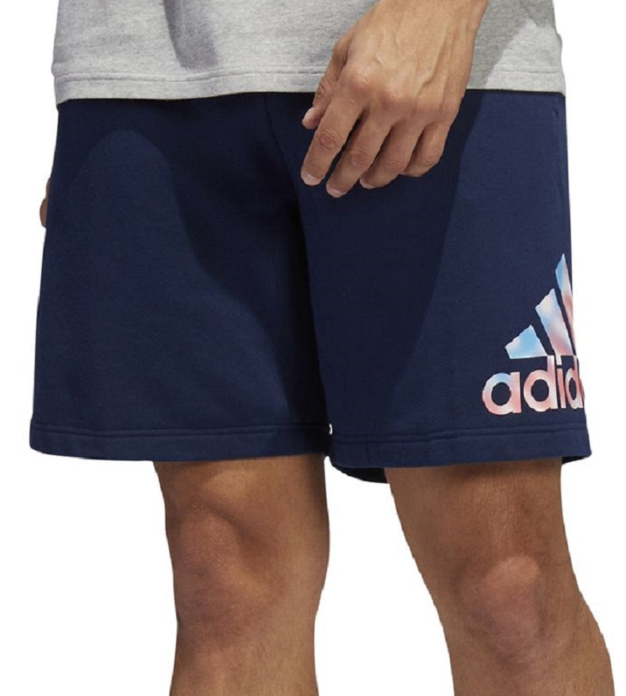 Shorts Adidas Masculino Flag Logo 10 Azul Tamanho Grande