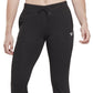 Calça de moletom French Terry com cordão Identity para mulheres, preta, tamanho X-S