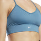 Sutiã esportivo Reebok Tri Back Medium Impact feminino, azul, tamanho grande
