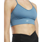 Sutiã esportivo Reebok Tri Back Medium Impact feminino, azul, tamanho grande