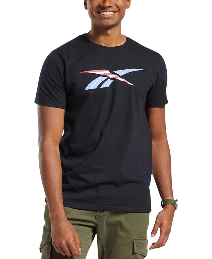 Camiseta Reebok Vector Masculina Preta Tamanho Médio