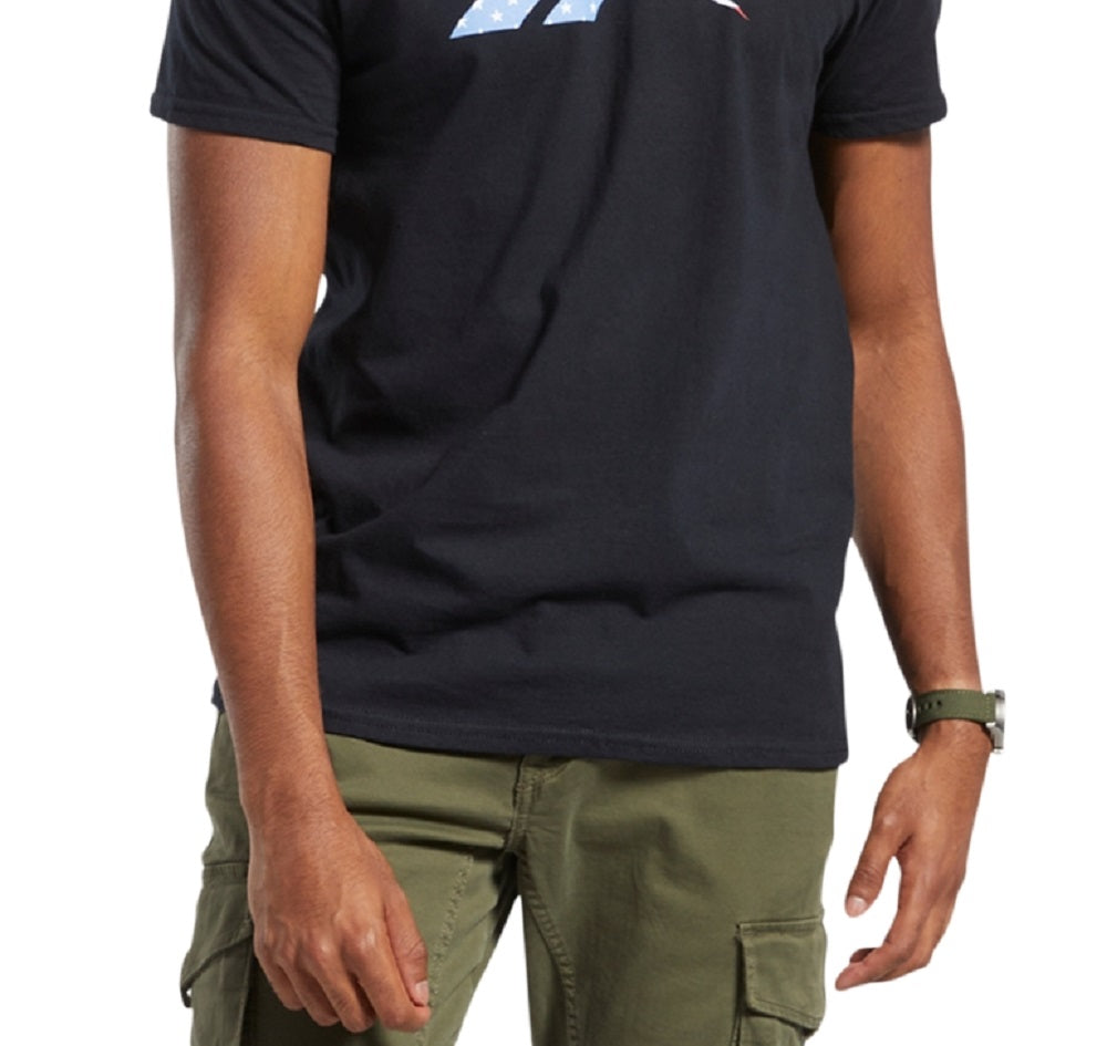 Camiseta Reebok Vector Masculina Preta Tamanho Médio