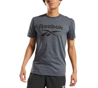 Reebok Men's Identity Logo Graphic T-Shirt Gray Size X-Large