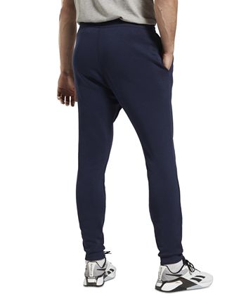 Calça Jogger Reebok Identity Classic Fit Fleece Masculina Azul Tamanho P
