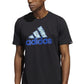 Camiseta Adidas Masculina Sketch Logo Preta Tamanho Grande