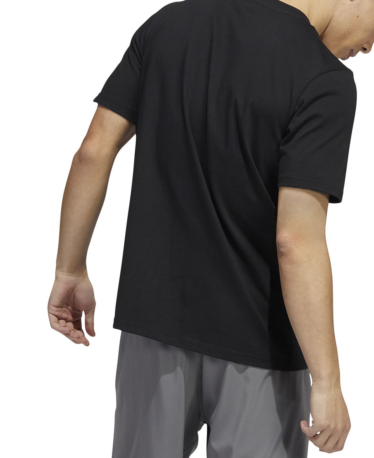 Camiseta Adidas Masculina Sketch Track Preta Tamanho Grande