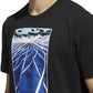 Camiseta Adidas Masculina Sketch Track Preta Tamanho Grande
