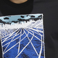Camiseta Adidas Masculina Sketch Track Preta Tamanho Grande