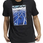 Camiseta Adidas Masculina Sketch Track Preta Tamanho Médio