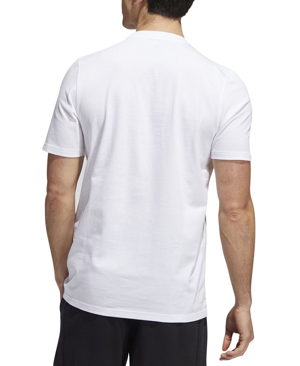 Camiseta Adidas Masculina Sketch Track Graphic Branca Tamanho Grande