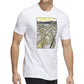 Camiseta Adidas Masculina Sketch Track Graphic Branca Tamanho Grande