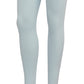 Calça Legging Adidas Adicolor Essentials Feminina Azul Tamanho Médio