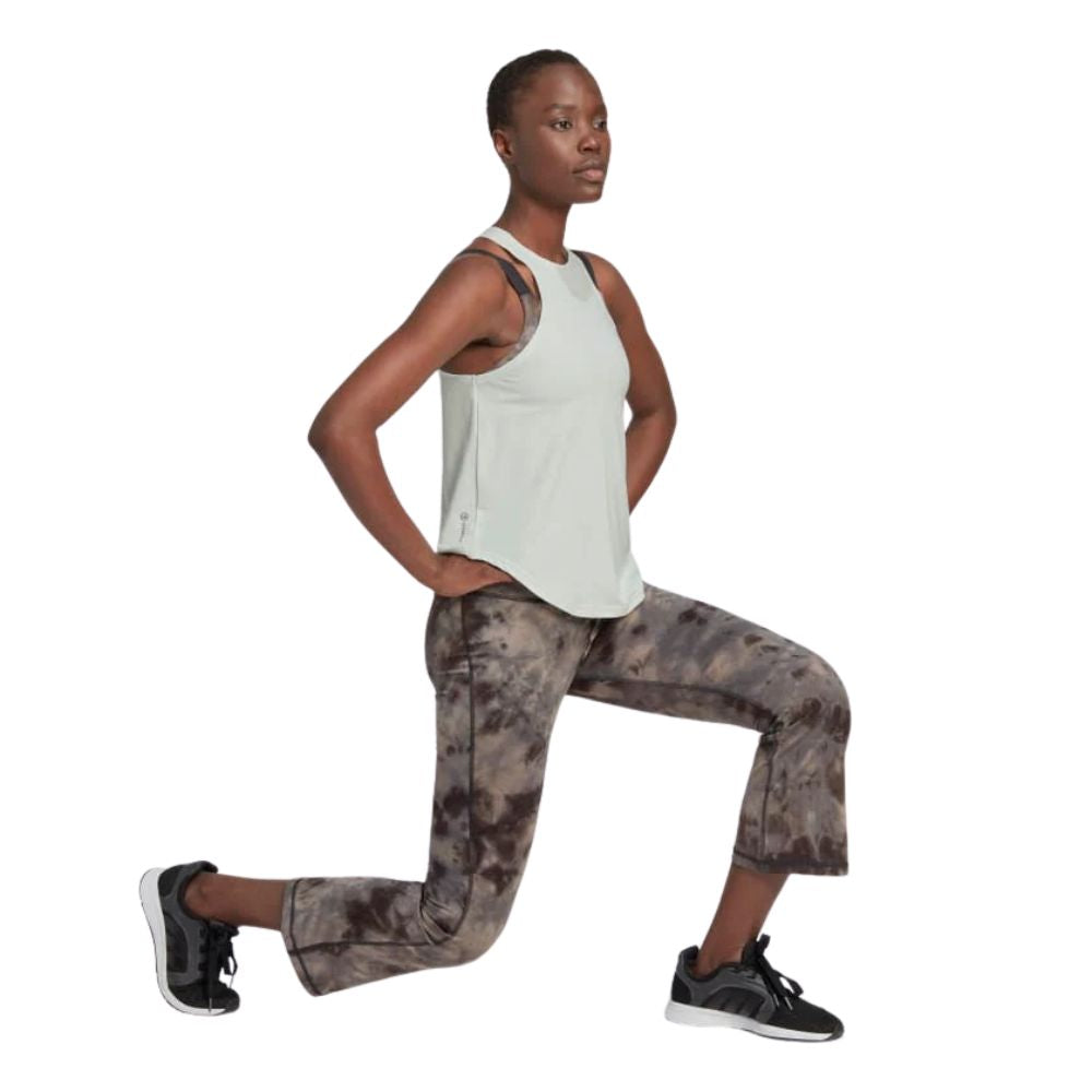 Regata Adidas Yoga Studio Loop-Back Feminina Verde Tamanho XS