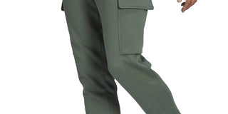 Calça de moletom cargo adidas Essentials Regular Tapered Fit Fleece Masculina Verde Tamanho XX-G