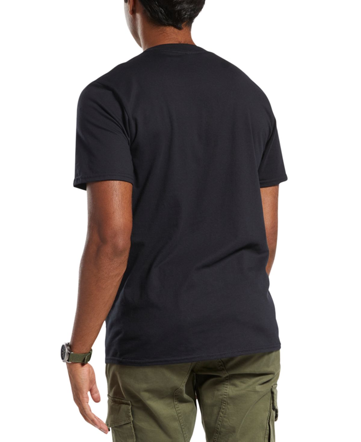 Camiseta Reebok Basketball Playground Graphic Masculina Preta Tamanho P