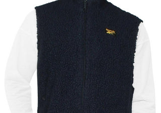 Reebok Mens Sherpa Reversible Vest Blue Size S