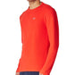 Camisa térmica masculina Lacoste vermelha tamanho grande