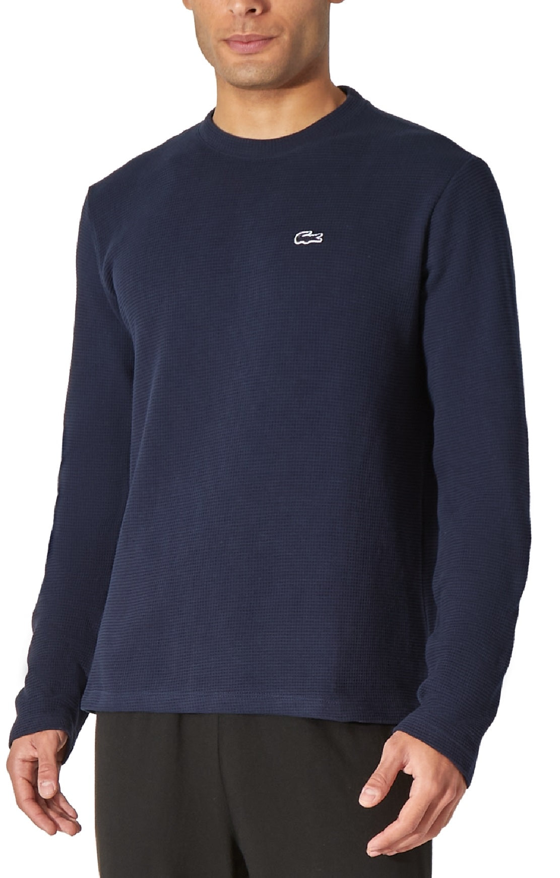 Camisa térmica masculina Lacoste azul tamanho XX-G