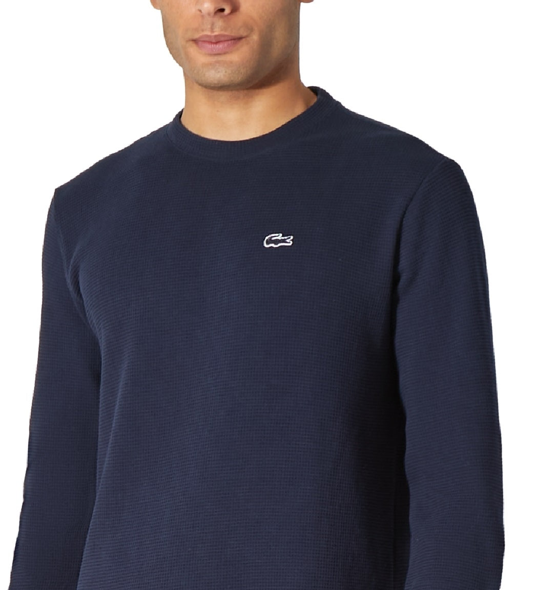 Camisa térmica masculina Lacoste azul tamanho XX-G