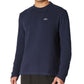 Camisa térmica masculina Lacoste azul tamanho grande