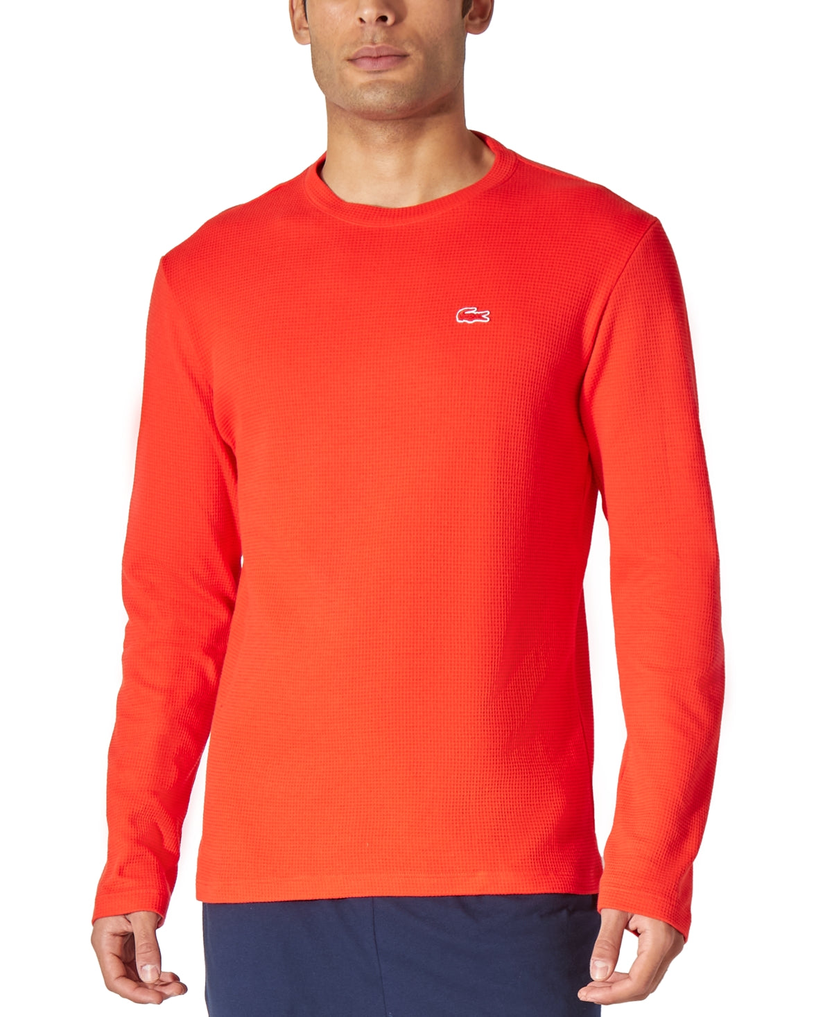 Camisa térmica masculina Lacoste vermelha tamanho P