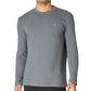 Camisa térmica masculina Lacoste cinza tamanho XX-G