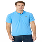 Camisa polo Lacoste masculina esportiva de manga curta, respirável e resistente à corrida, azul, tamanho M