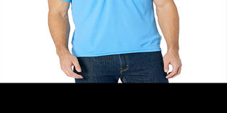 Lacoste Men's Short Sleeve Sport Breathable Run Resistant Interlock Polo Shirt Blue Size M