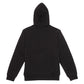 Moletom com capuz Lacoste Classic com zíper frontal masculino, preto, tamanho 7