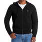 Moletom com capuz Lacoste Classic com zíper frontal masculino, preto, tamanho 7