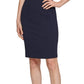 Vestido Calvin Klein Feminino Manga Chiffon Azul Tamanho 4