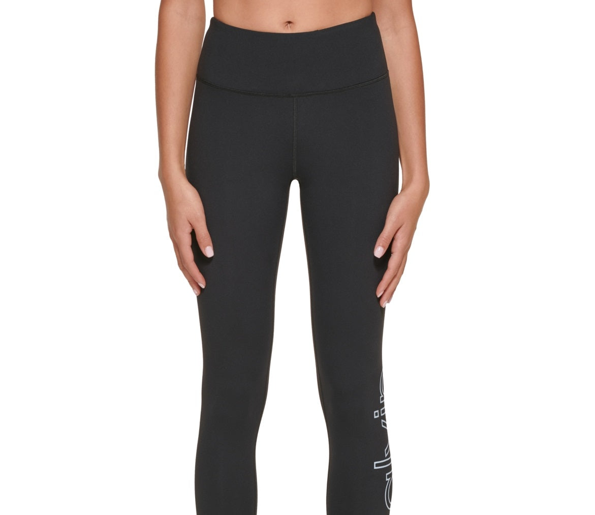 Calça legging feminina Calvin Klein 7/8 preta tamanho pequeno