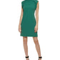 Vestido Calvin Klein Feminino Manga Flutter Verde Tamanho 4
