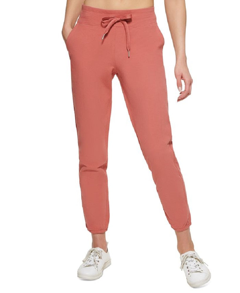 Calça jogger feminina slim Calvin Klein vermelha tamanho extragrande