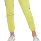 Calça jogger feminina slim Calvin Klein amarela tamanho grande