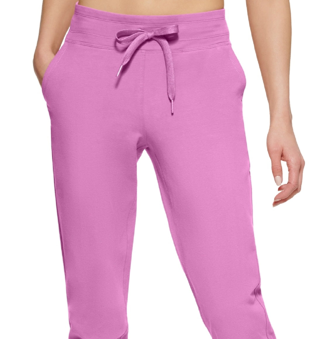 Calça jogger slim feminina Calvin Klein rosa tamanho grande