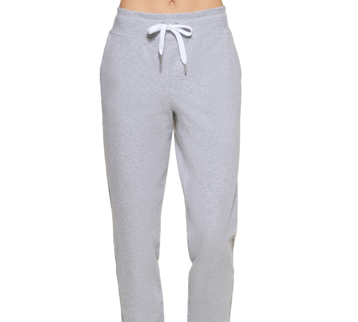 Calça jogger feminina slim Calvin Klein cinza tamanho médio