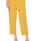 Macacão Calvin Klein Feminino com Cinto e Ombros Bufantes, Amarelo, Tamanho 8